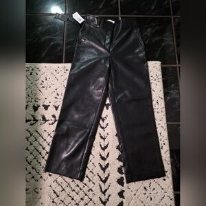 Babaton women's black size 0 command cropped pants